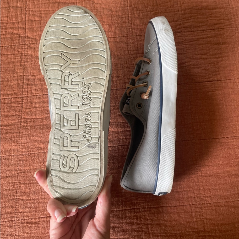 Sperry Grey Pier View Sneakers - Picture 14 of 14